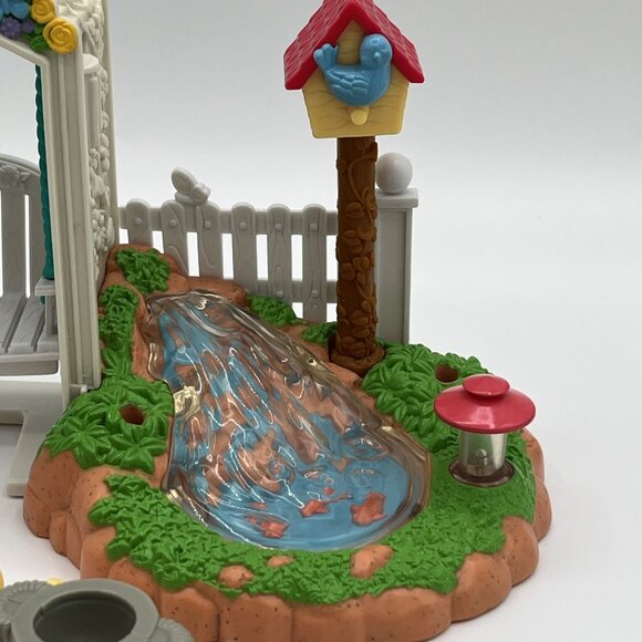 Fisher Price Loving Family Garden Swing Koi Pond Lights Music Wheelbarrow 2000 - Picture 3 of 16